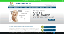 Desktop Screenshot of caringconnectionmd.com